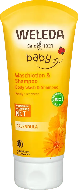 Weleda Baby Waschlotion & Shampoo Calendula