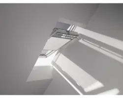 VELUX Vorteils-Set Hitzeschutz-Markise transparent schwarz und Wabenplissee Faltstore weiß FOP PK10 1045S