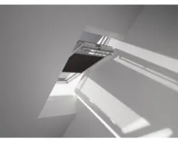 VELUX Vorteils-Set Hitzeschutz-Markise transparent schwarz und Wabenplissee Faltstore anthrazit FOP S10 1047S