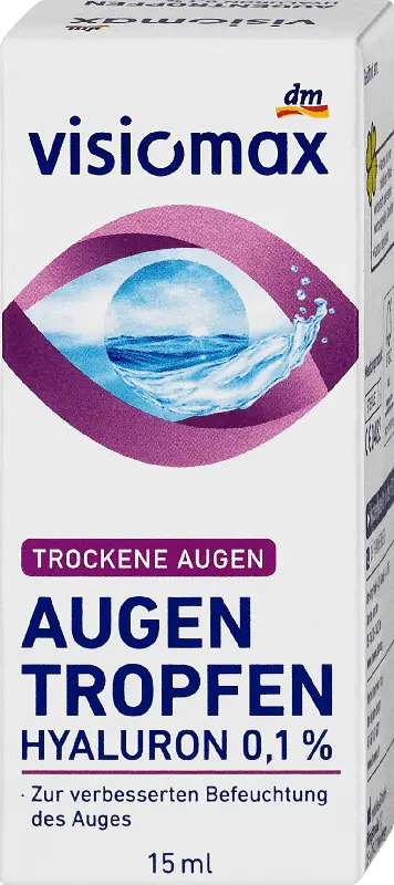 VISIOMAX Augentropfen mit Hyaluron