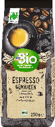 dmBio Espresso gemahlen