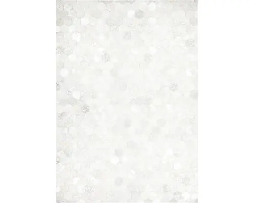 Lederteppich Exotic 310 silber 160x230 cm