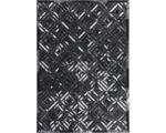 Hornbach Lederteppich Exotic 510 schwarz-silber 120x170 cm