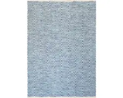 Fleckerlteppich Venus 510 blau 80x150 cm