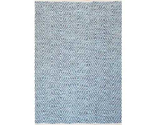 Fleckerlteppich Venus 510 blau 80x150 cm