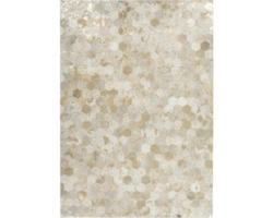 Lederteppich Exotic 310 elfenbein-gold 160x230 cm