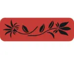 Hornbach Dekorschablone DL-219 Bordüre Blumen 44 x 14 cm