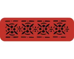 Dekorschablone Bordüre Vintage 44 x 14 cm