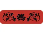Hornbach Dekorschablone Bordüre Efeu 44 x 14 cm