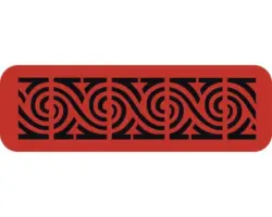 Dekorschablone Bordüre Antik 44 x 14 cm