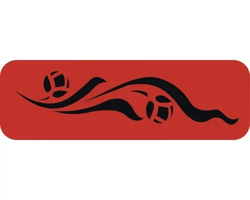 Dekorschablone Bordüre Blume 44 x 14 cm