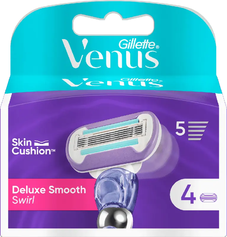 Gillette Venus Deluxe Smooth Swirl Ersatzrasierklingen