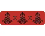 Hornbach Dekorschablone Bordüre Ananas 44 x 14 cm