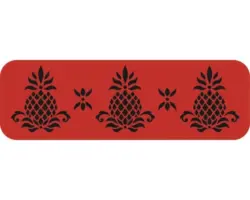 Dekorschablone Bordüre Ananas 44 x 14 cm