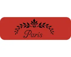 Dekorschablone Bordüre Paris 44 x 14 cm