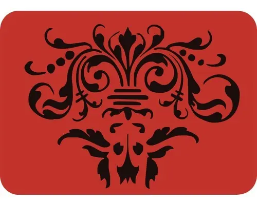 Dekorschablone Ornament DM-121 20,5x14,5 cm