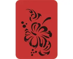 Dekorschablone Schmetterling & Tribal 20,5x14,5 cm