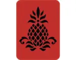 Hornbach Dekorschablone Ananas 14,5 x 20,5 cm