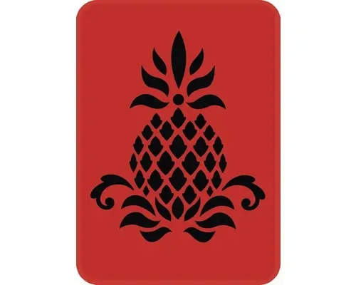 Dekorschablone Ananas 14,5 x 20,5 cm
