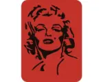 Hornbach Dekorschablone Marylin 43 x 56 cm