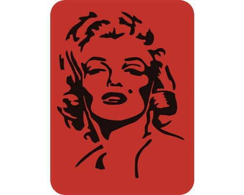 Dekorschablone Marylin 43 x 56 cm