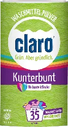 claro Kunterbunt Waschmittel-Pulver
