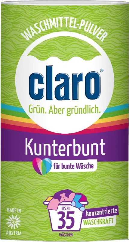 claro Kunterbunt Waschmittel-Pulver