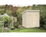 Hornbach Gerätehaus Leif 3,0 m² inkl. Fußboden 183 x 170 cm natur