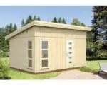 Hornbach Gartenhaus Etta 13,6 m² inkl. Fußboden 452 x 330 cm natur