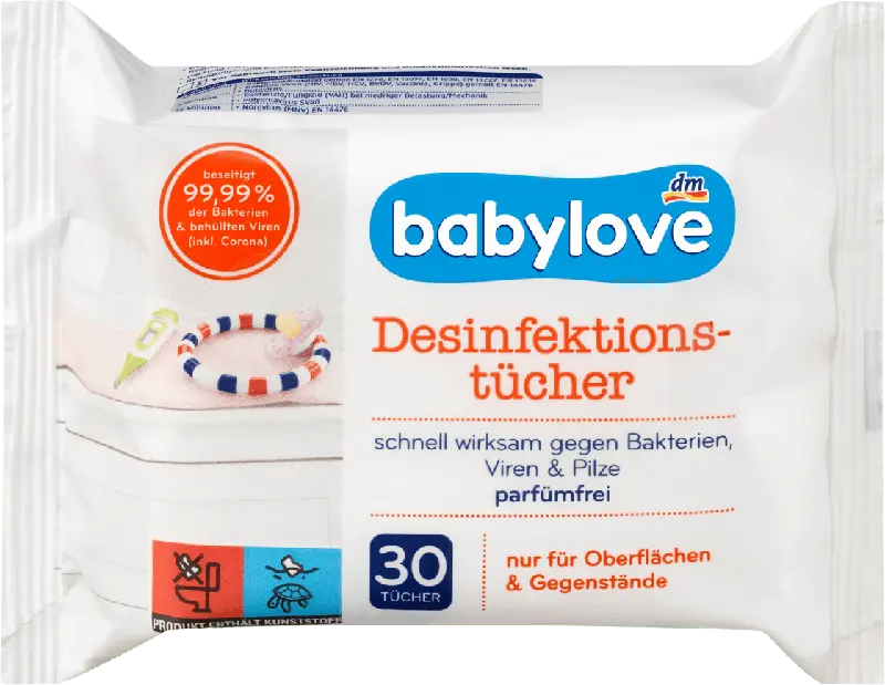 babylove Desinfektionstücher