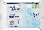 dm drogerie markt Sanft&Sicher Ultra Sensitive Feuchtes Toilettenpapier