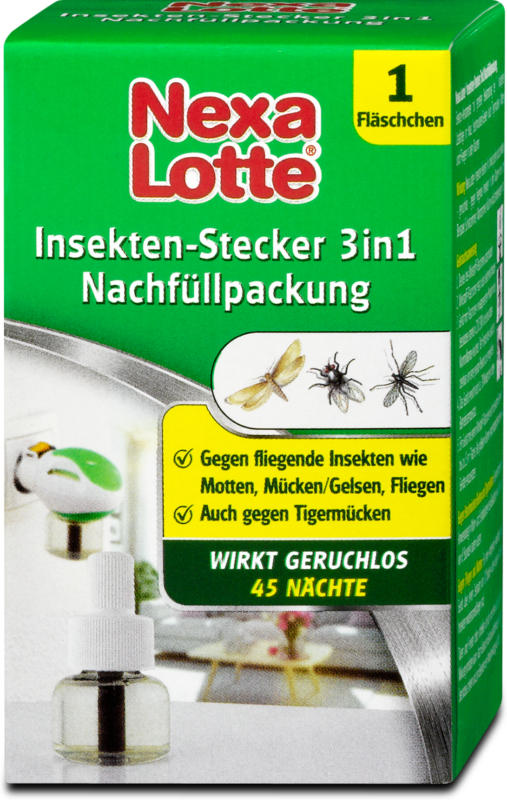 Nexa Lotte Insekten-Stecker 3in1 Nachfüllpackung