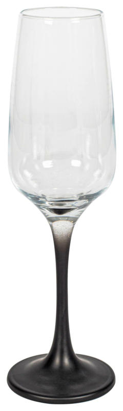 Sektglas Nini in Klar/Schwarz Ø ca. 4,5cm