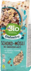 dmBio Knuspermüsli Schoko mit Knusperflakes glutenfrei