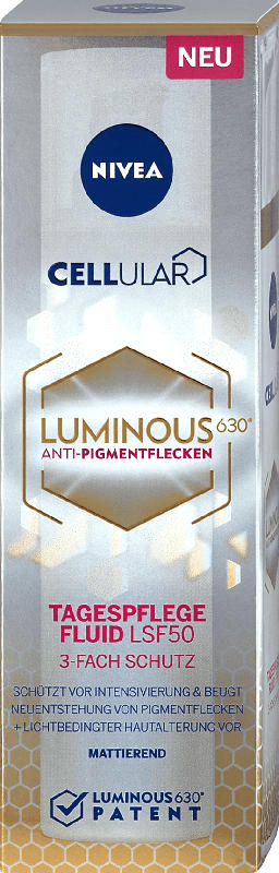 NIVEA Cellular Luminous 630 Anti-Pigmentflecken Tagespflege Fluid LSF 50
