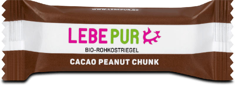 Lebepur Bio-Rohkostriegel Cacao Peanut Chunk
