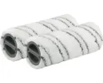 Hornbach Mikrofaserwalzen Set weiß für Hartbodenreiniger Kärcher FC5, 2 Stück Walze