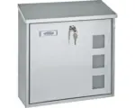 Hornbach Wandbriefkasten Rottner Muro Inox 360 x 360 x 100 mm Edelstahl
