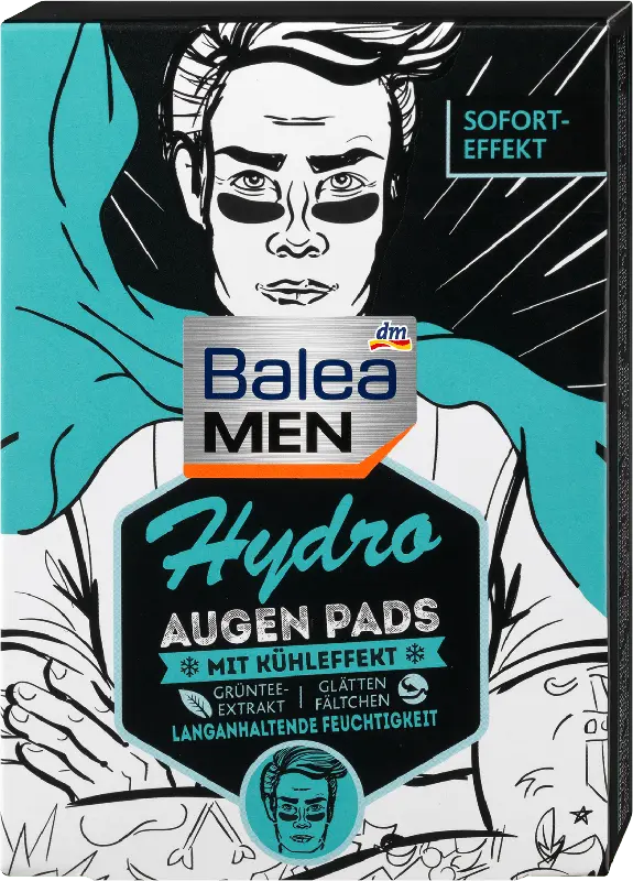 Balea MEN Hydro Augen Pads (6 Paar)