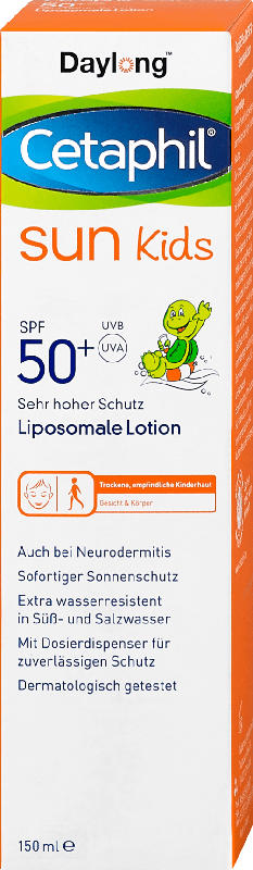Cetaphil Daylong Kids Liposomale Sonnenschutz-Lotion LSF 50+
