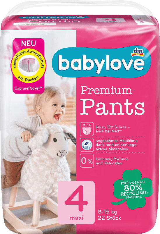 babylove Premium-Pants Gr. 4 Maxi (8-15kg)