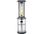 Hornbach Enders Terrassenfeuer Vulano 11kW 182cm edelstahl