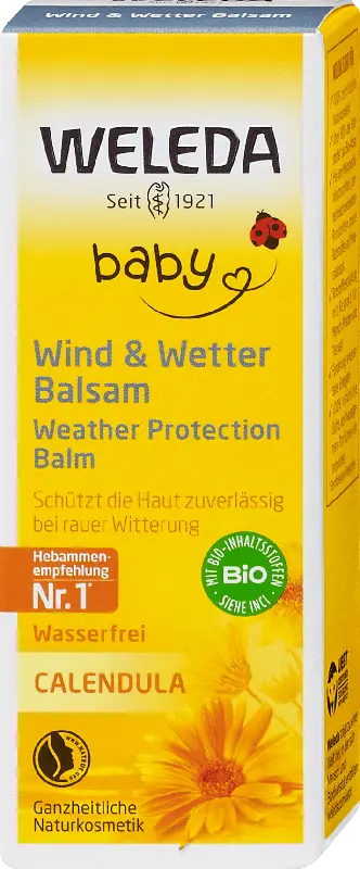 Weleda baby Wind- und Wetterbalsam Calendula