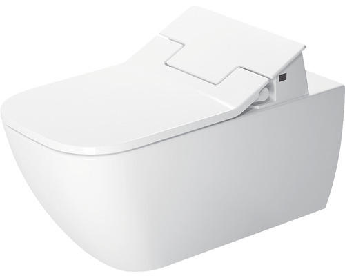 Wandtiefspülklosett Duravit Happy D.2 SensoWash® rimless 25505900001 verlängerte Ausführung weiß mit WonderGliss ohne Dusch-WC-Sitz