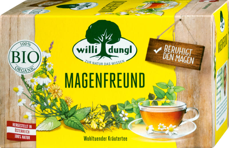 willi dungl Magenfreund Bio-Kräutertee