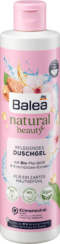 Balea Pflegendes Duschgel mit Bio-Mandelöl & Kirschblüten-Extrakt