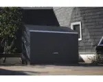 Hornbach Gartenschrank, Fahrradgarage, Fahrradbox Sesame 185 x 76 x 129 cm anthrazit