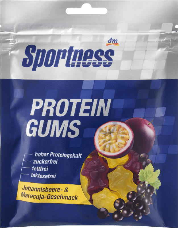Sportness Protein Gums Johannesbeere & Maracuja