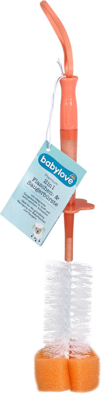 babylove Premium 2in1 Flaschen- & Saugerbürste sortiert
