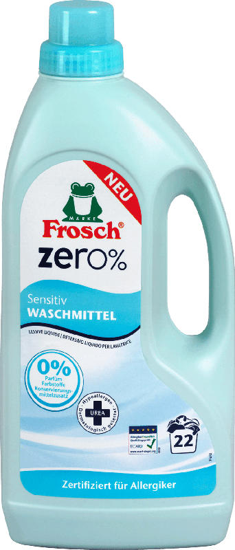 Frosch zero% Sensitive Waschmittel
